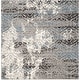 preview thumbnail 2 of 18, SAFAVIEH Evoke Missy Distressed Vintage Boho Rug 6' Square - Grey/Blue - Square