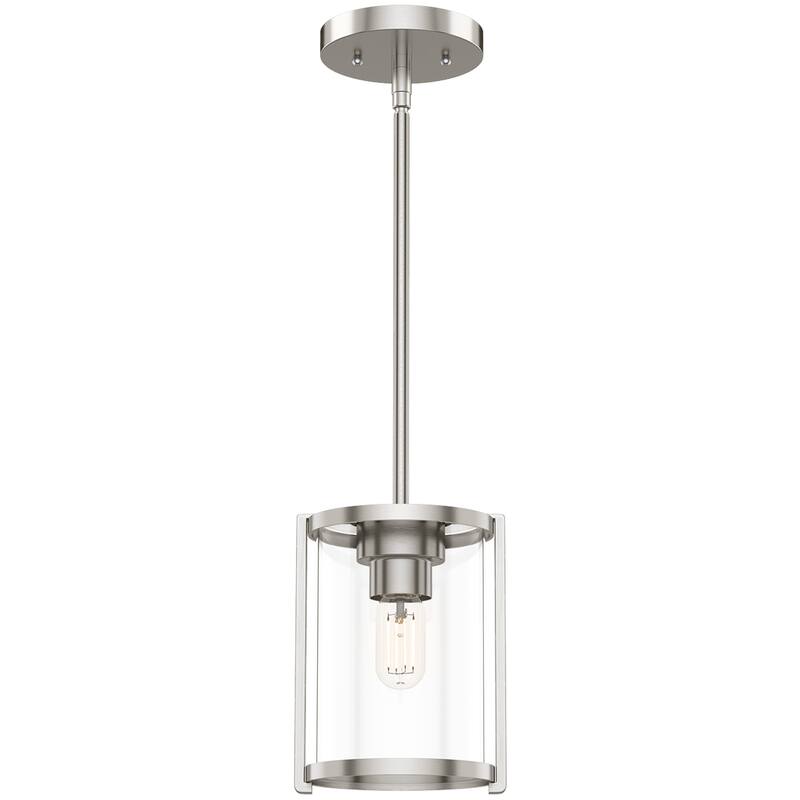 Hunter Astwood 1 Light Mini Pendant, Kitchen Island, Dining Room Table - Transitional, Art-Deco, Contemporary, Caged