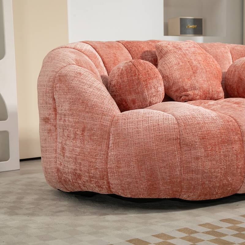 Lounger Bean Bag Chair With 3 Pillows