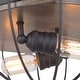 preview thumbnail 5 of 8, Modern Industrial 2-Light Flush Mount Metal Cage Ceiling Light - D14.5" * H6.3"