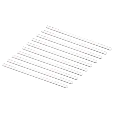 3.3 Borosilicate Glass Stick 6mm Dia Stir Rod Mixing Tools 10Pcs
