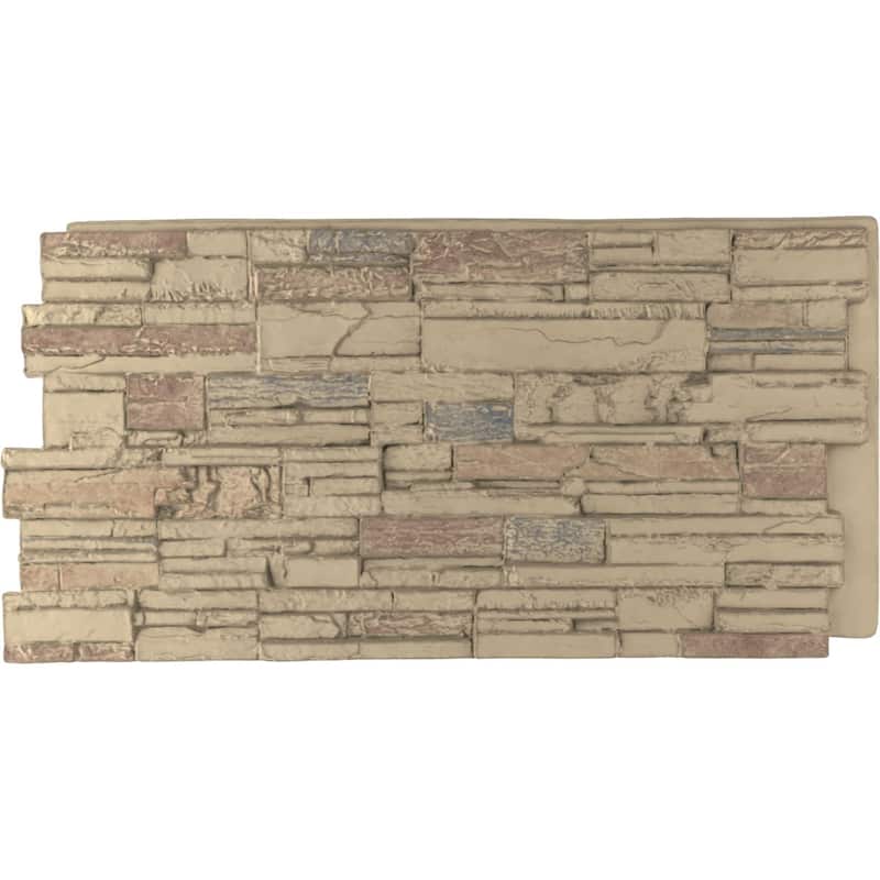 Cascade Stacked Stone, EverStone Faux Stone Siding Panel - Colfax