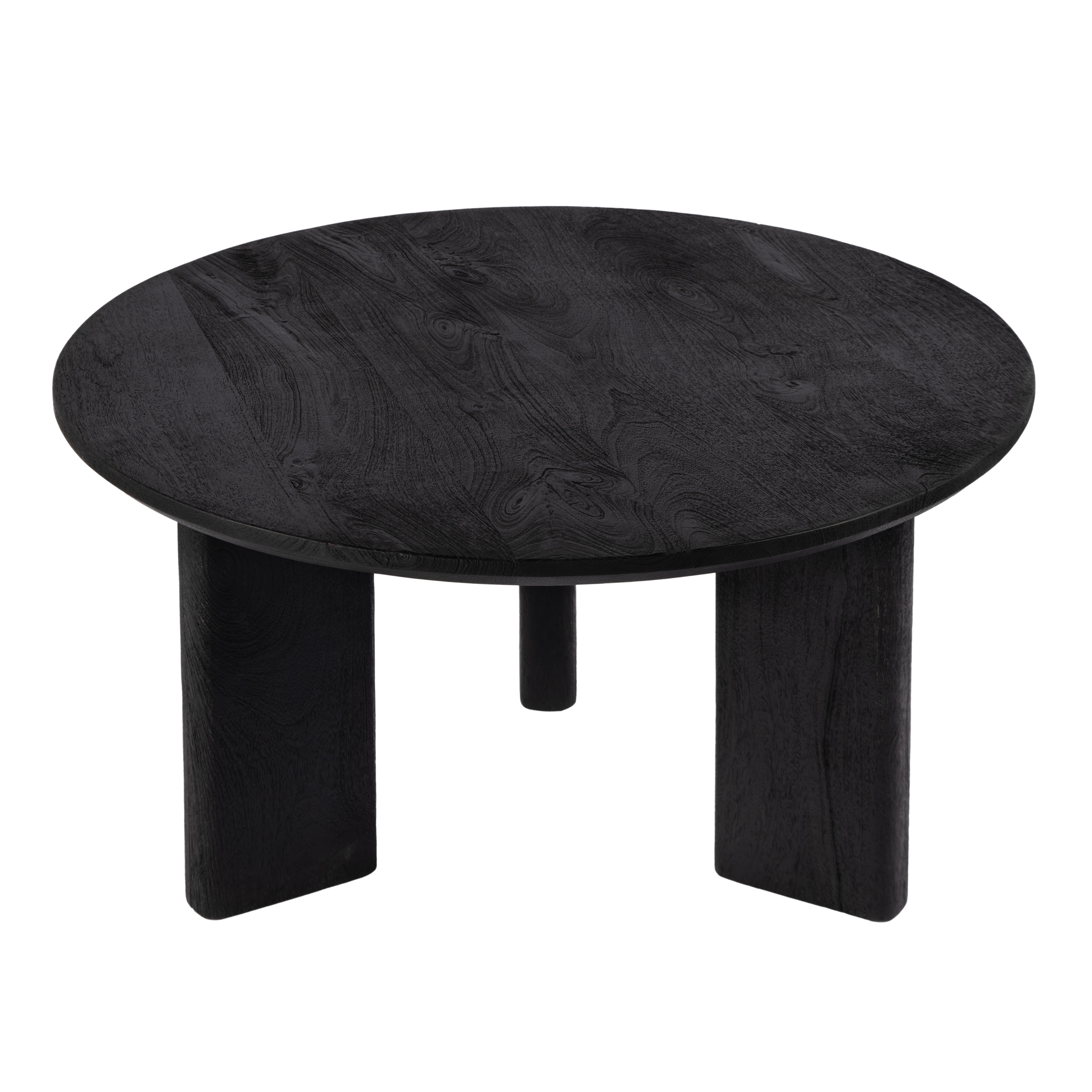 Jenni 30 in. W Round Wood Coffee Table
