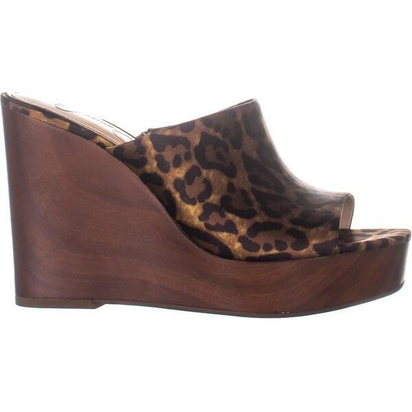 jessica simpson leopard wedges