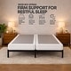 preview thumbnail 27 of 37, Onetan 8-Inch & 4-Inch Wooden Box Spring/Foundation Ideal for Mattress, No Assembly Needed, White.