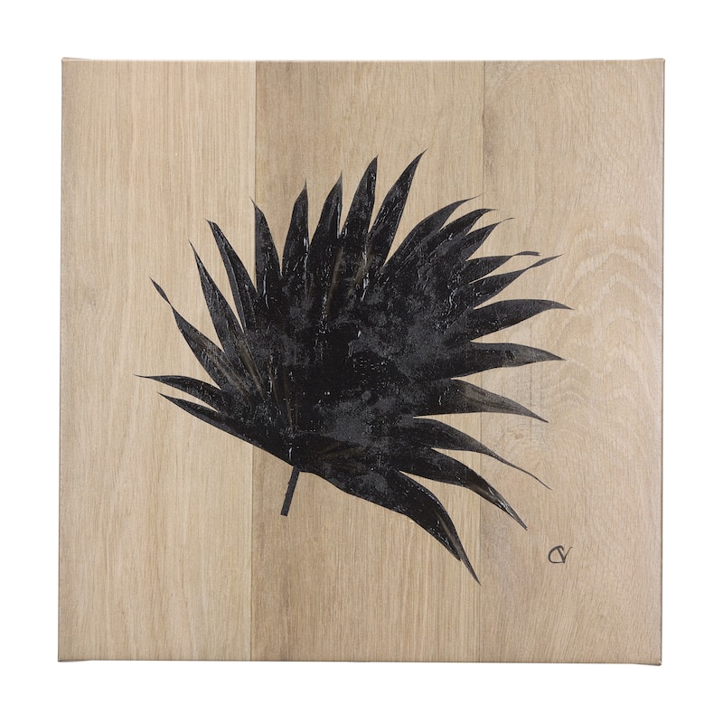 Tropical Leaf II (41 x 41) Canvas Art Print - Large