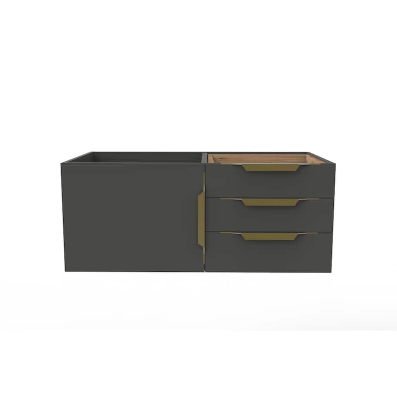 Alpine 36" Wall Mounted Bathroom Vanity (Base Only)