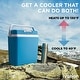 preview thumbnail 6 of 4, Ivation Electric Cooler & Warmer, 24L Portable Thermoelectric 12 Volt Cooler with Handle - Aqua Blue