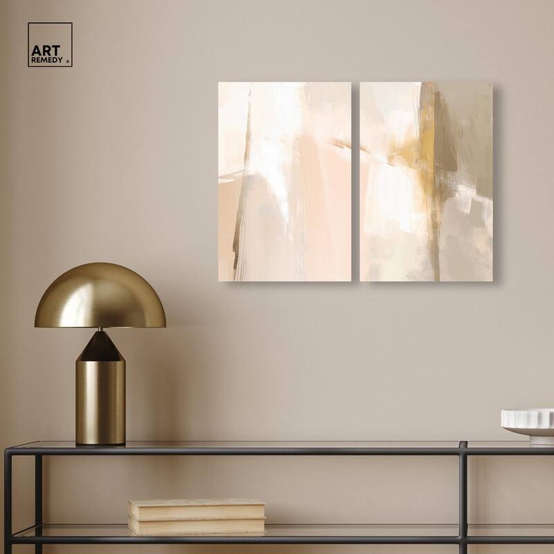 Meditative Hues II Canvas Set of 2 by Art Remedy, Gallery Wrapped
