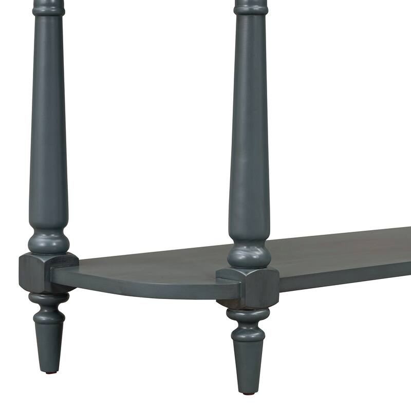 36 Inch Wood Console Table with Drawer and Shelf for Entryway