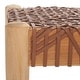 preview thumbnail 11 of 29, SAFAVIEH Bandelier Wood and Leather Bench. - 47" W x 16" D x 19" H