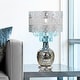 preview thumbnail 10 of 12, River of Goods Mattei Jeweled Metal Shade with Mosaic Base Table Lamp