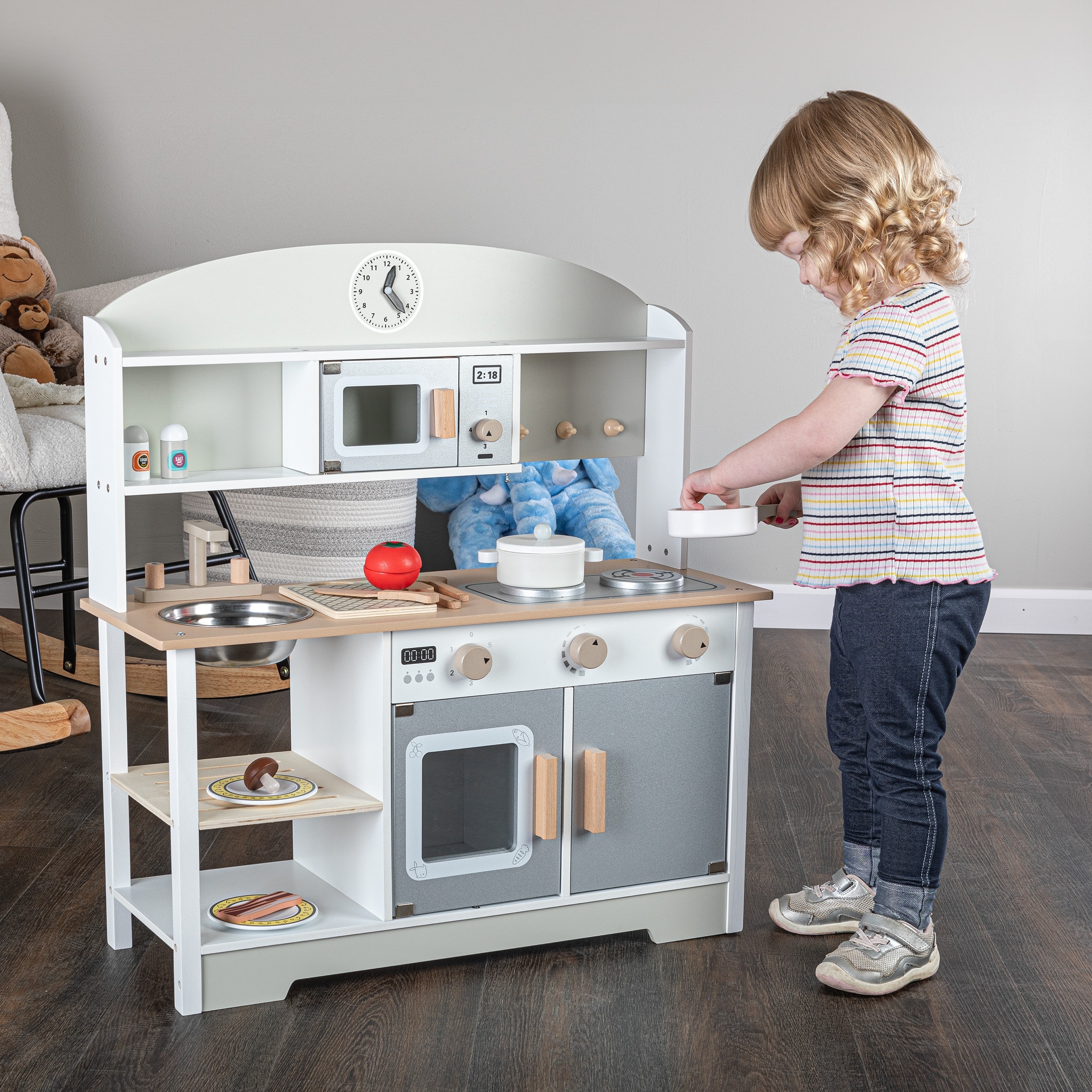 Hey Play Multi-material Kitchen Playset - Bed Bath & Beyond - 41504138
