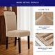preview thumbnail 9 of 56, Subrtex 2 PCS Stretch Dining Chair Slipcover Textured Grain Cover