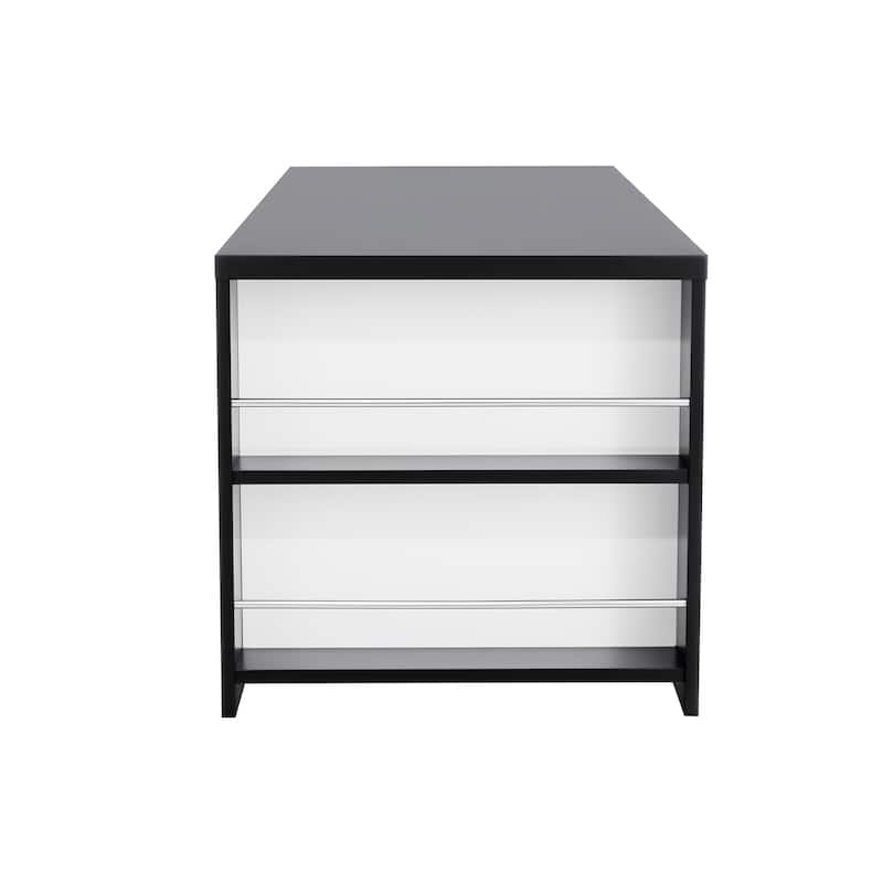 Farmhouse Lift Top Coffee Table with Barn Doors & Hidden Storage