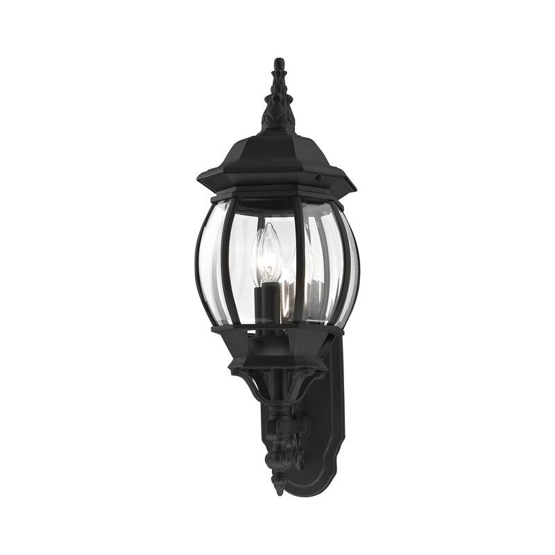 Livex Lighting Frontenac 3 Light 22" Tall Outdoor Wall Sconce