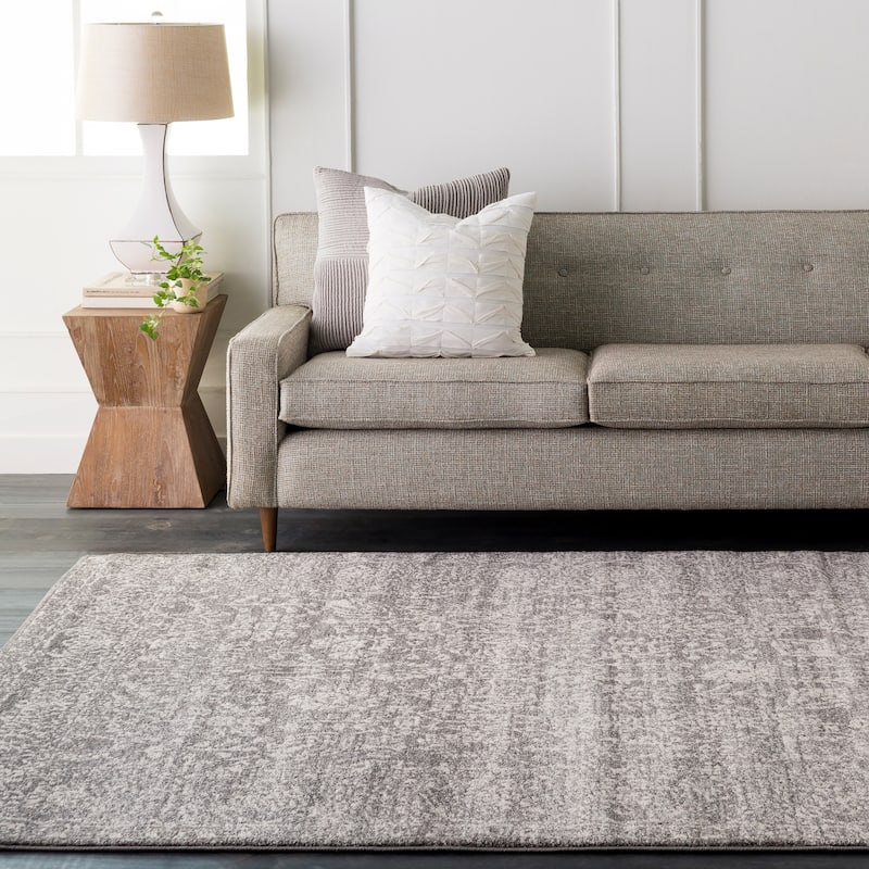 Lucy Vintage Nomad Area Rug - 8'10" x 12'6" - Grey