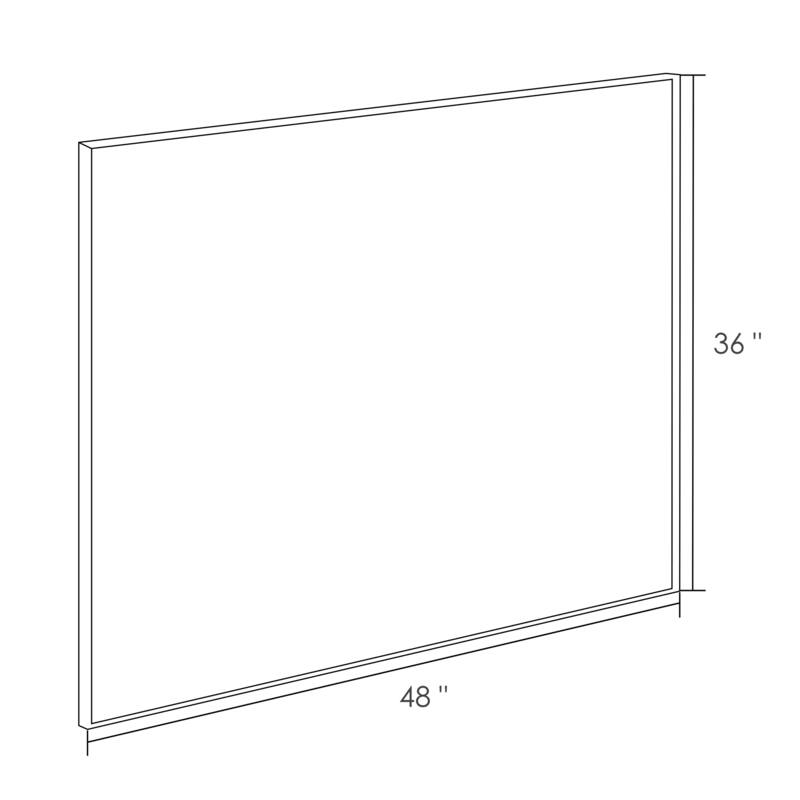 QuivaraView Wall Mounted Aluminum Frame Bathroom Vanity Mirror