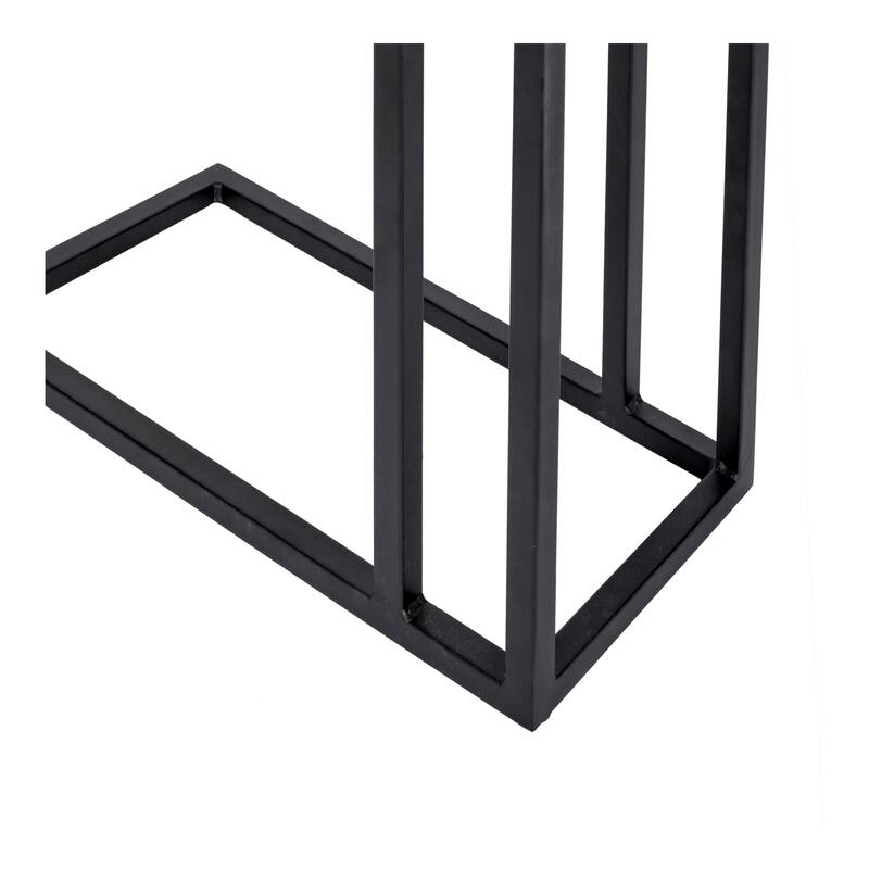 NADAAL STUDIOS Tacoma, Accent Table Camel Bone Veneer and Resin Multicolored Design