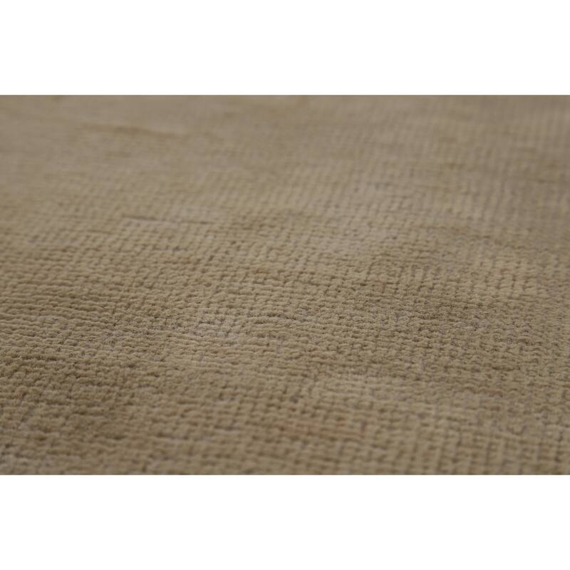 Distressed Tabriz Persian Vintage Area Rug Hand-Knotted Wool Carpet - 8'9" x 11'4"