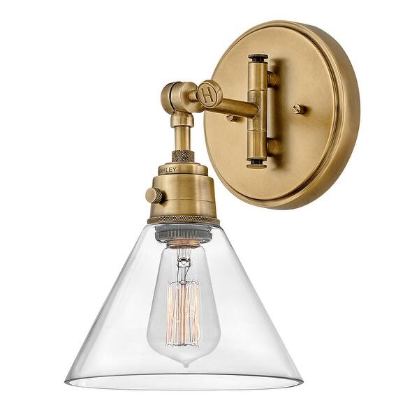 slide 2 of 4, Hinkley Arti Small Single Light Sconce