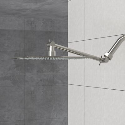 Topcraft 10-Inch Rain Showerhead with Shower Arm