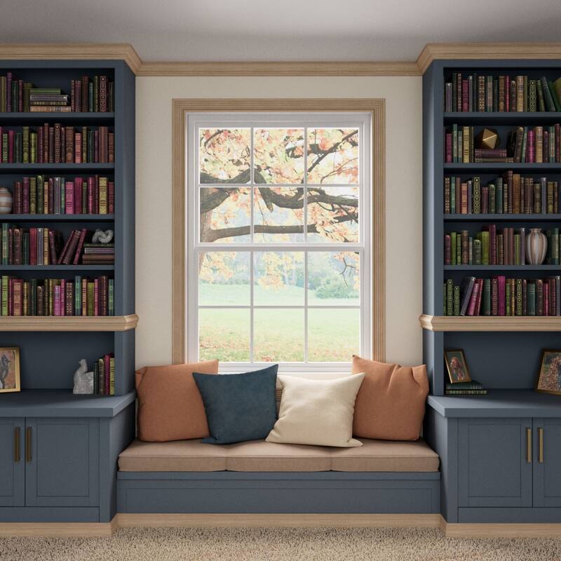 WM338: 9/16-in D x 3-3/8-in W x 96-in L Americraft Solid Hardwood Stain Grade Fluted or Reeded Reversible Moulding