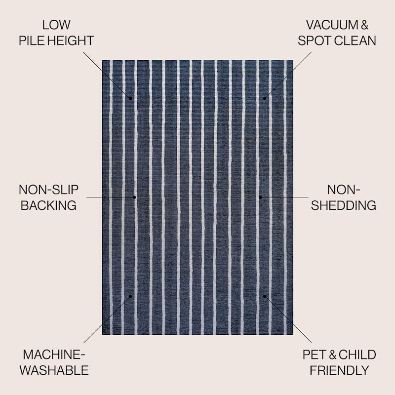 JONATHAN Y Nautisk Bohemian Medallion Textured Weave Machine Washable Area Rug