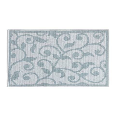 SussexHome Non-Skid Ultra-Thin Area Rugs for Laundry Room, Entryway, Bathroom and Kitchen - Washable Multipurpose Floor Mat