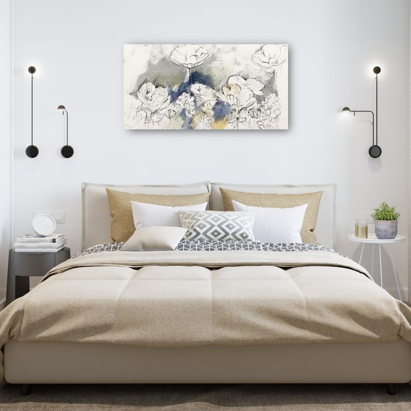 Wildflower Study By Studio Arts Canvas Art Print