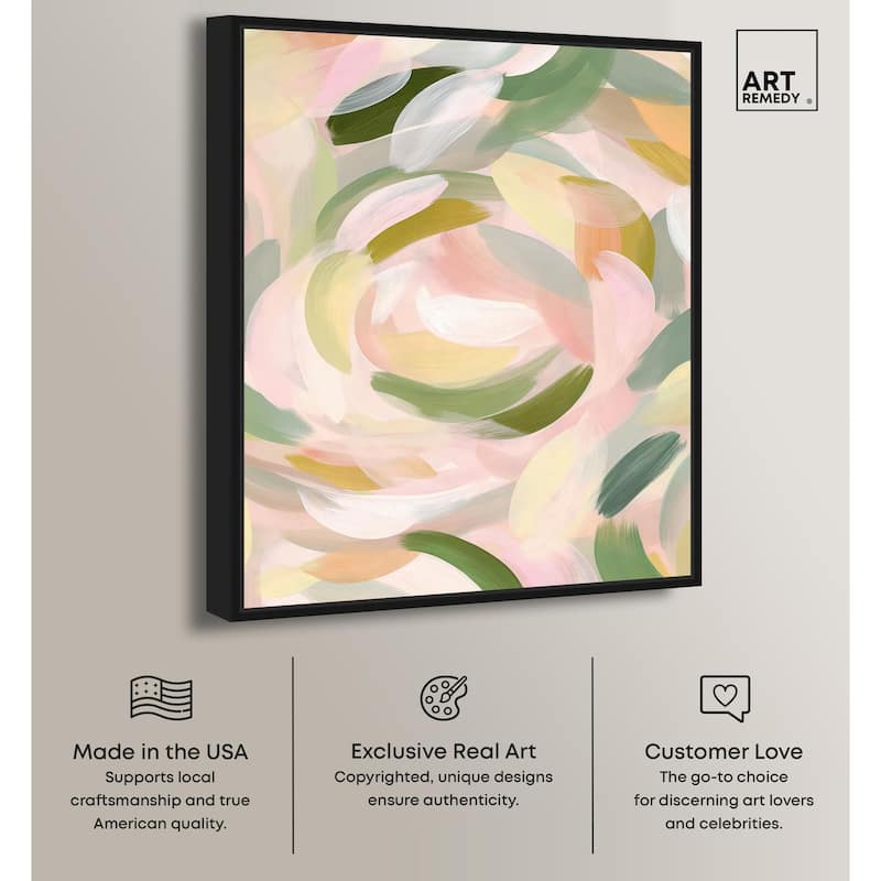 Brushstroke II Canvas by Art Remedy