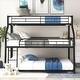 preview thumbnail 11 of 16, Triple Bunk Bed (Twin/Full/Queen) with Guardrails
