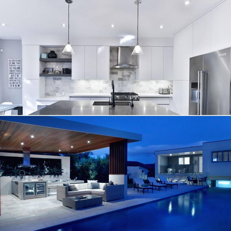 Luxrite 6 Pack PAR20 LED Spotlight Bulb, 7W=50W, Dimmable, Indoor Outdoor, 500 Lumens, Wet Rated, E26 Base, UL Listed