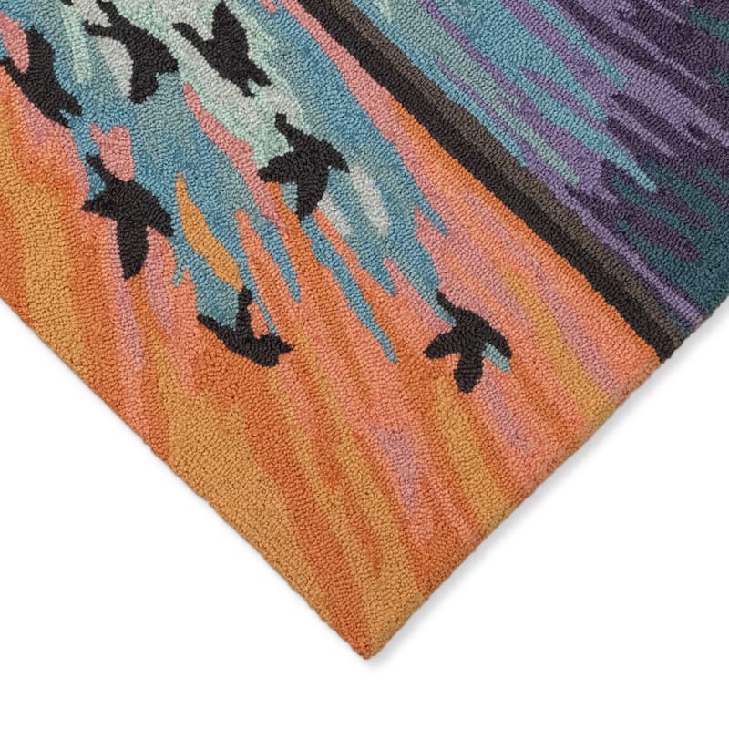 Liora Manne Frontporch Flock Indoor/Outdoor Rug