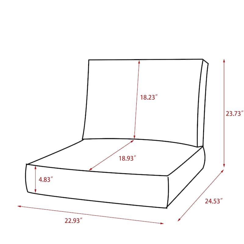 Sunbrella Seat Cushion Waterproof Patio Furniture Cushion