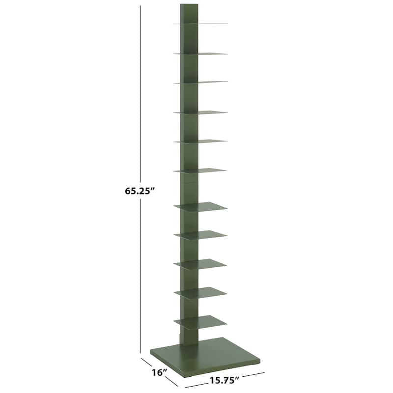 SEI Furniture Stewartby Spine Tower Shelf - 16"W x 16"D x 65"H
