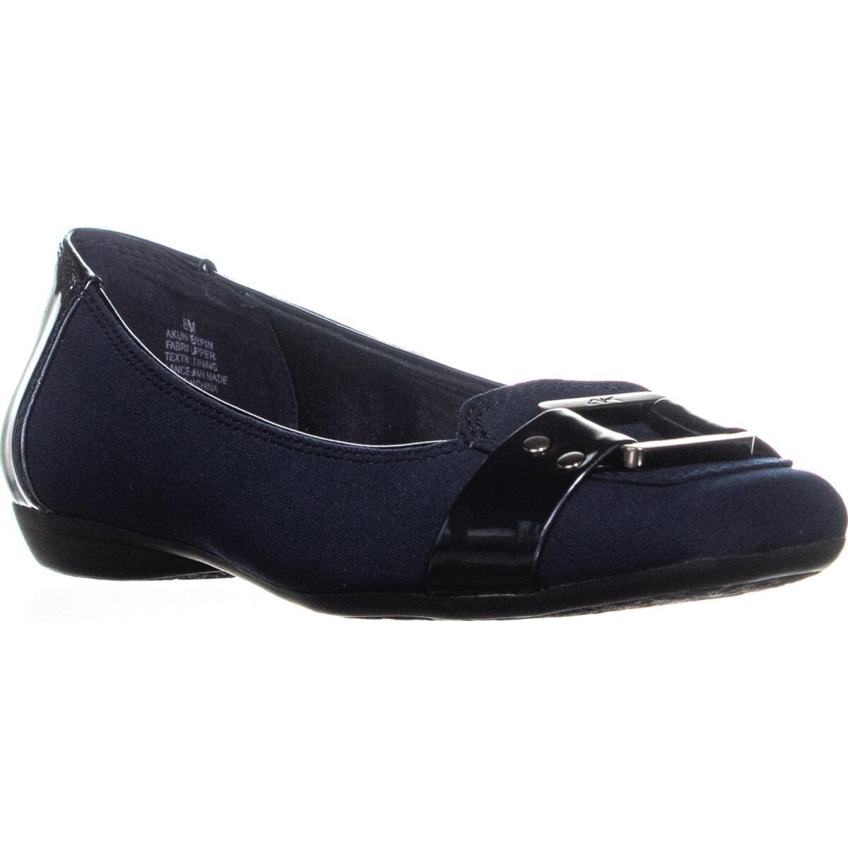 navy blue anne klein shoes