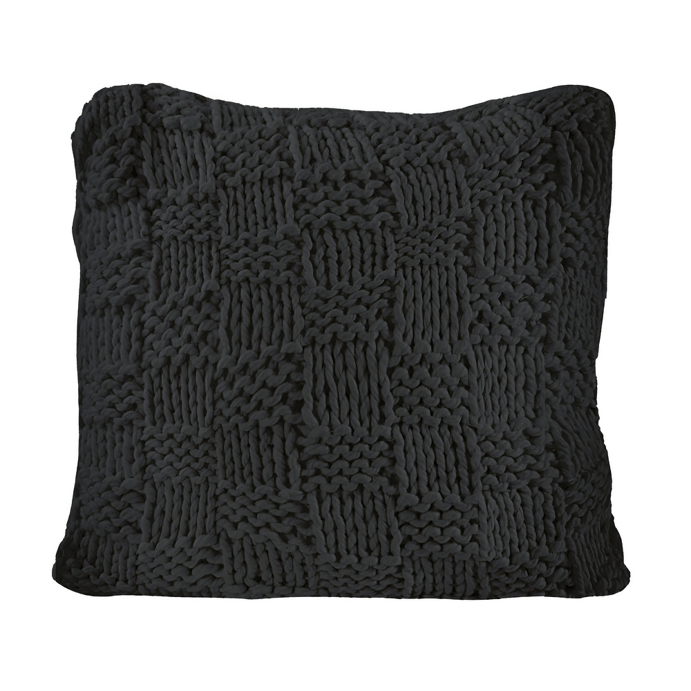 Black euro cheap pillows