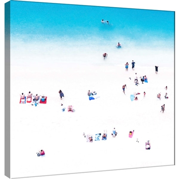 PTM Images 9-101130 PTM Canvas Collection 12" x 12" - "Whitewashed Beach A" Giclee Beaches Art Print on Canvas