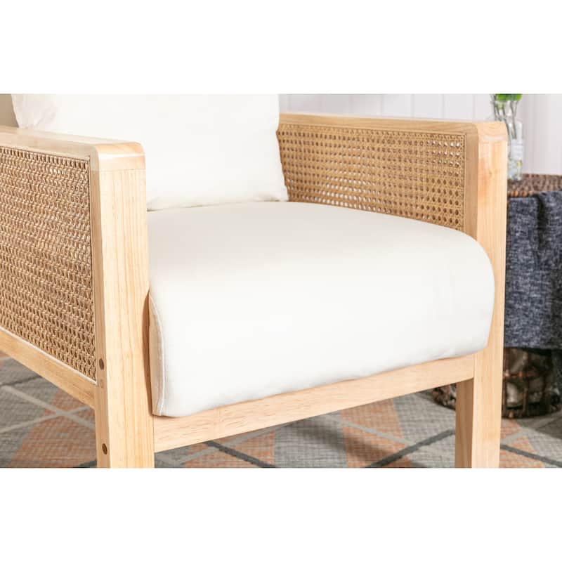 Ebello Solid Wood Accent Chair