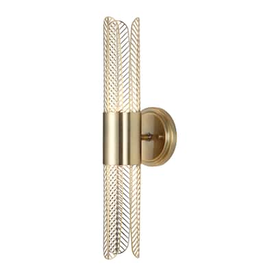 Uttermost 22587 Cret 2 Light 19" Tall Wall Sconce