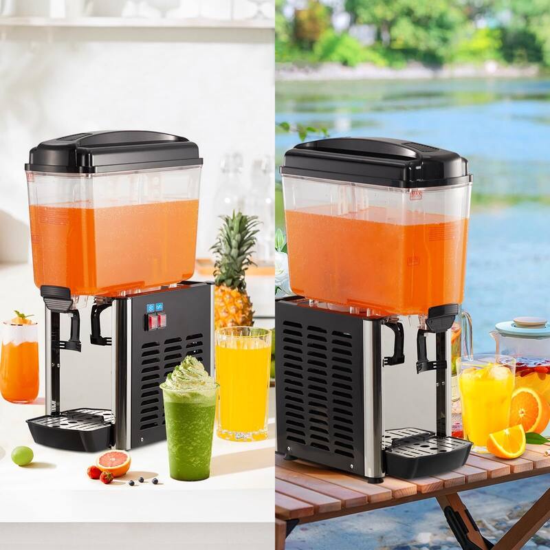 115V Commercial Cold Beverage Dispenser, 4.8 Gallons