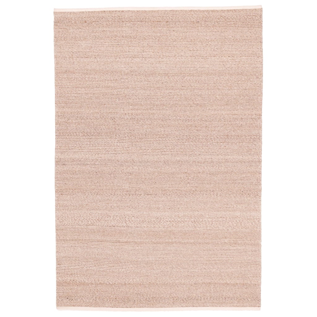 ECARPETGALLERY Flat-Weave Nevada Brown Wool Kilim - 5'3 x 7'9