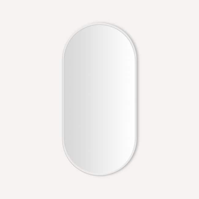 Robern CM2040PL Craft Series 20" W x 40" H Traditional Oval Metal - Polished Stainless Steel