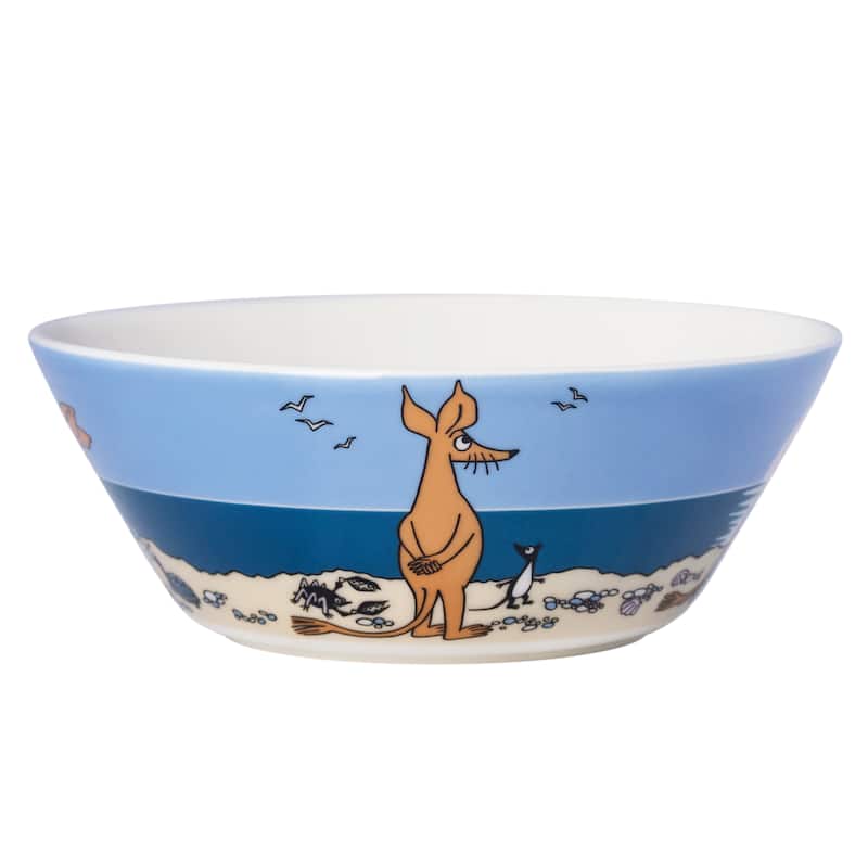 Moomin by Arabia Bowl 5.9in Sniff Blue - N/A