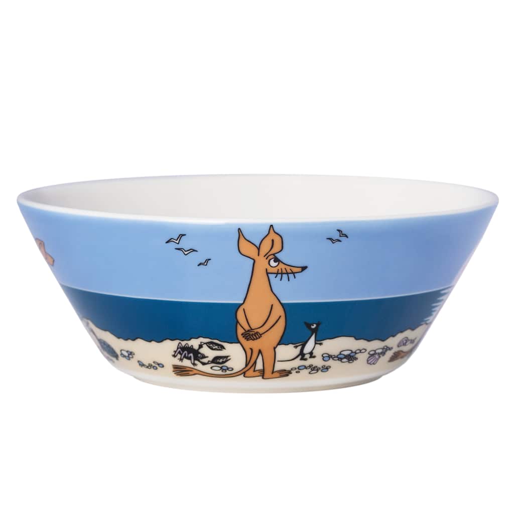 Moomin by Arabia Bowl 5.9in Sniff Blue - N/A