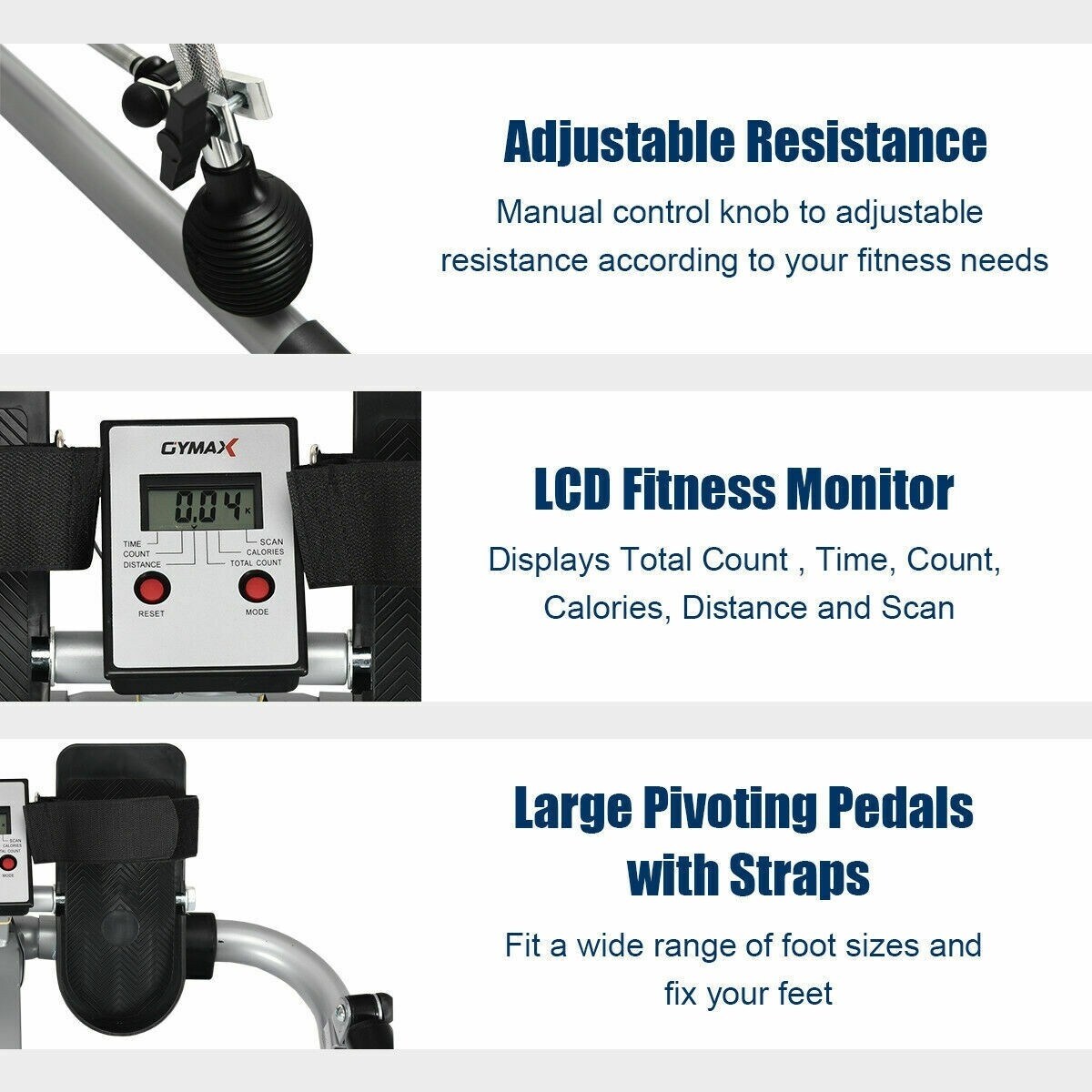 Exercise adjustable double shop hydraulic resistance rowing machine