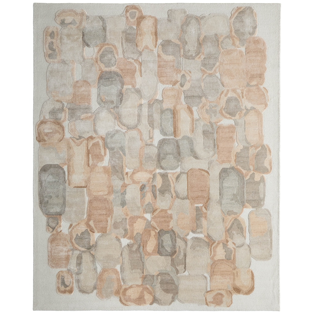 Grand Bazaar Scarlot Hand Tufted Abstract Modern Area Rug