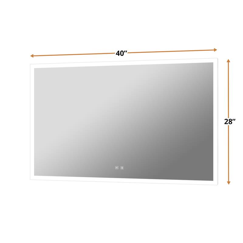 Aurorium LED Bathroom Vanity Mirror - N/A