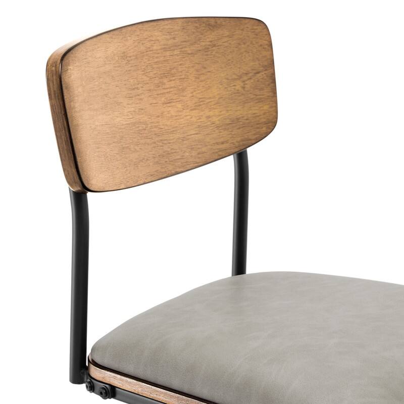 Spruce & Spring Claire Swivel Counter Height Bar Stool Set